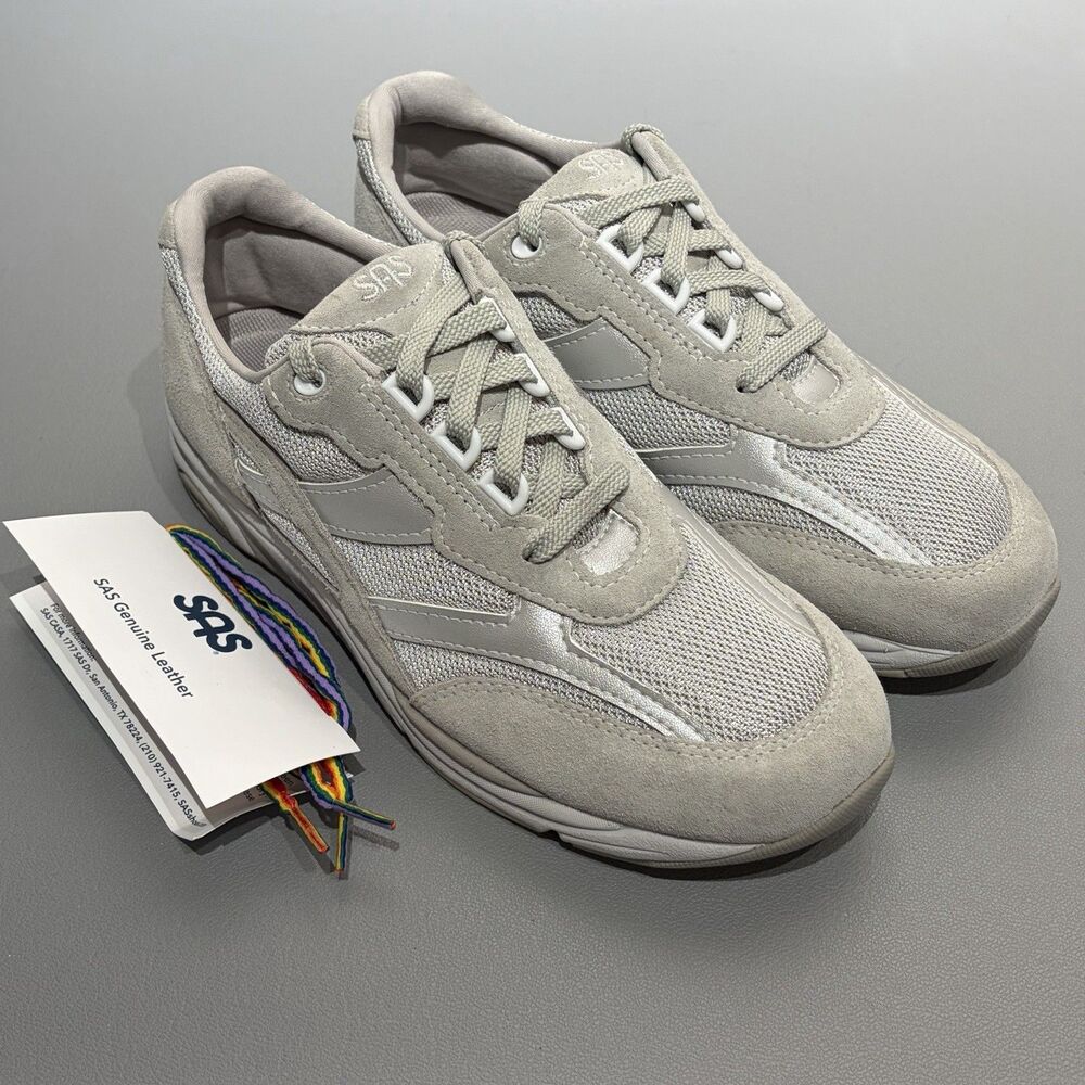 SAS Tour Mesh Lace Up Sneaker Dust Gray Women's 9.5 M Walking Shoes Comfort